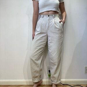 Vintage Eddie Bauer Cream Corduroy Pants